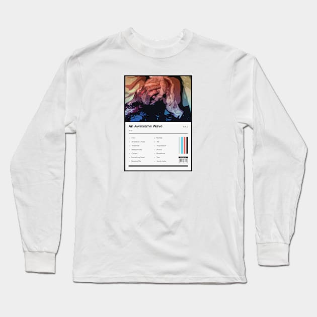 An Awesome Wave Tracklist Long Sleeve T-Shirt by fantanamobay@gmail.com